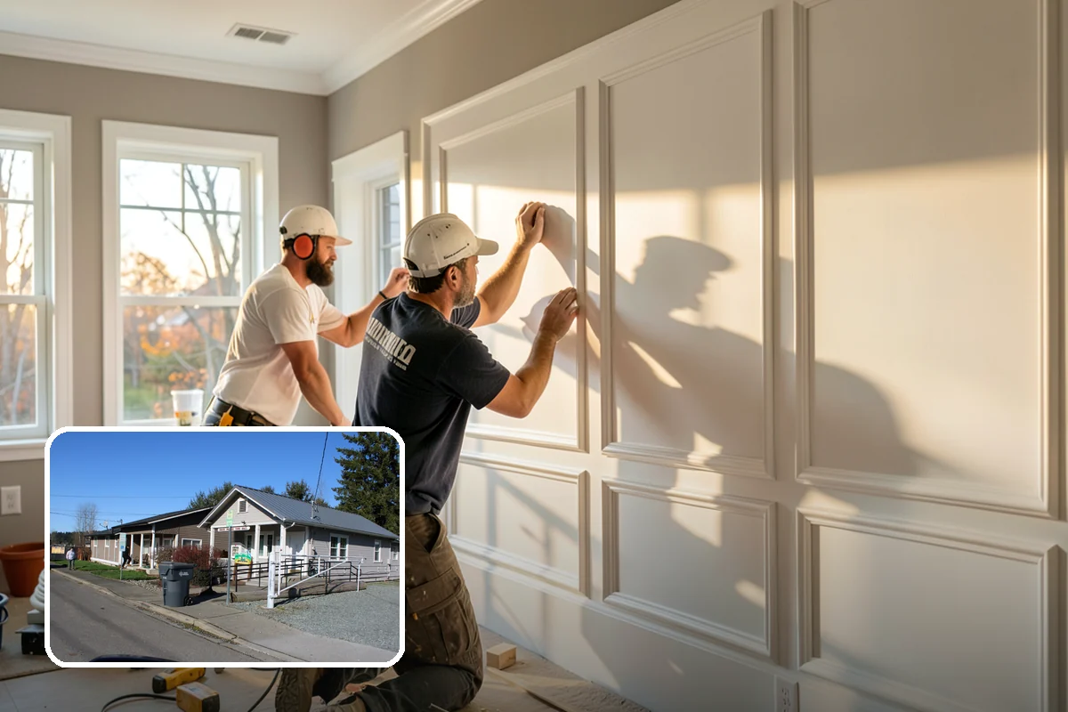 Craft Room Remodeling in South Prairie, Pierce County, WA - Abundant custom storage for supplies and tools