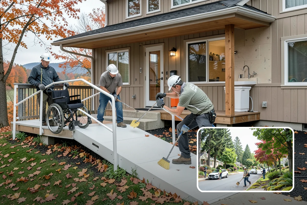 Crawlspace Encapsulation in Beaux Arts Village, King County, WA - Stops ground moisture and condensation from reaching floor framing