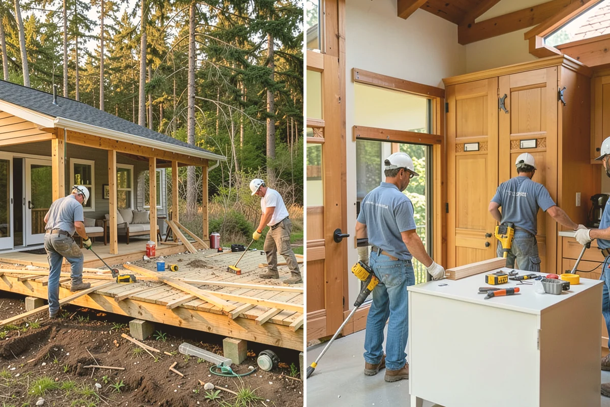 Crawlspace Encapsulation in Bellevue, King County, WA - Inspect the crawlspace for standing water, drainage issues, and existing rot