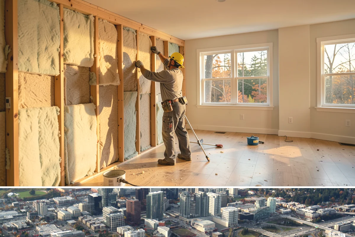 Crawlspace Encapsulation in Bellevue, King County, WA - Encapsulation can be done year-round since the work happens under the house, though drier late-summer conditions make prep and...