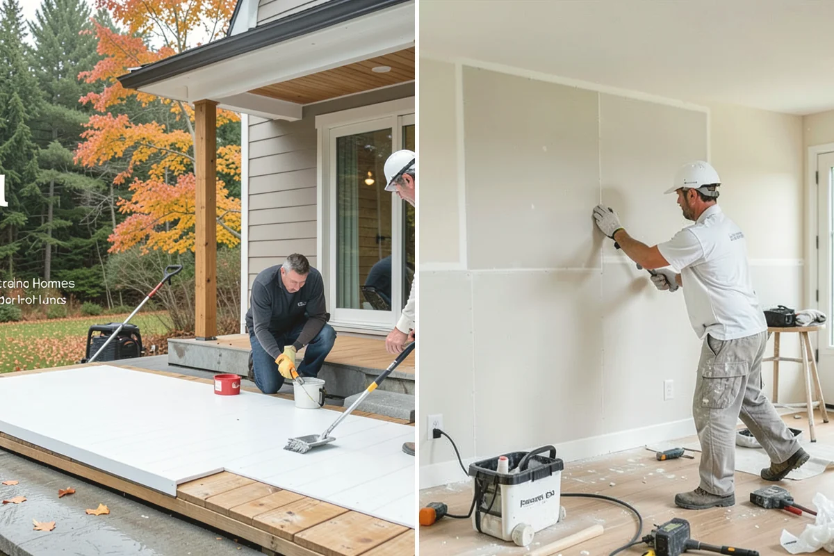 Crawlspace Encapsulation in Burlington, Skagit County, WA - Inspect the crawlspace for standing water, drainage issues, and existing rot