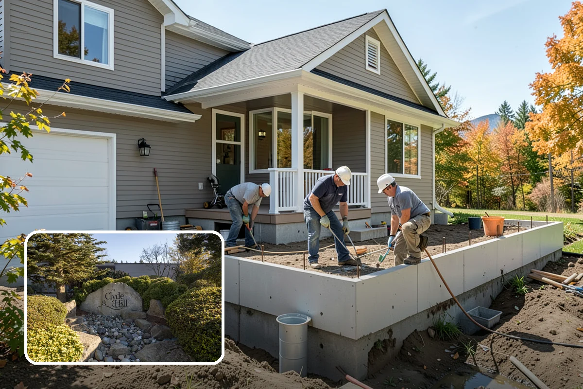 Crawlspace Encapsulation in Clyde Hill, King County, WA - Stops ground moisture and condensation from reaching floor framing