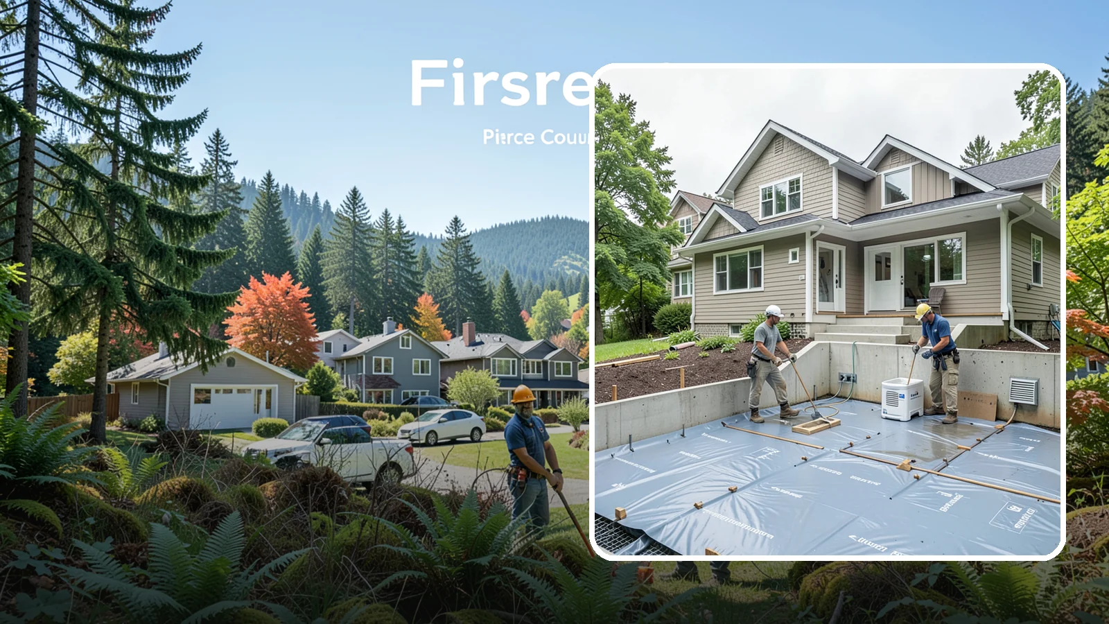 Crawlspace Encapsulation in Fircrest, Pierce County, WA - Sealing your crawlspace with a heavy-duty liner and moisture controls to keep Puget Sound damp out of the structure beneath your...