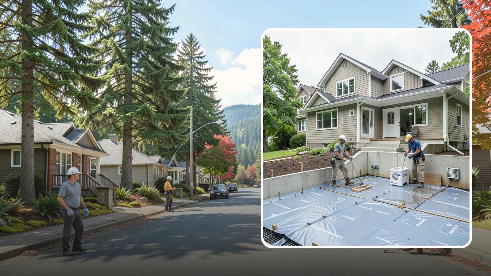 Crawlspace Encapsulation in Hunts Point, King County, WA - Sealing your crawlspace with a heavy-duty liner and moisture controls to keep Puget Sound damp out of the structure beneath your...