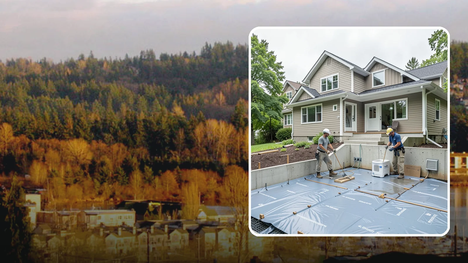 Crawlspace Encapsulation in Kenmore, King County, WA - Sealing your crawlspace with a heavy-duty liner and moisture controls to keep Puget Sound damp out of the structure beneath your...