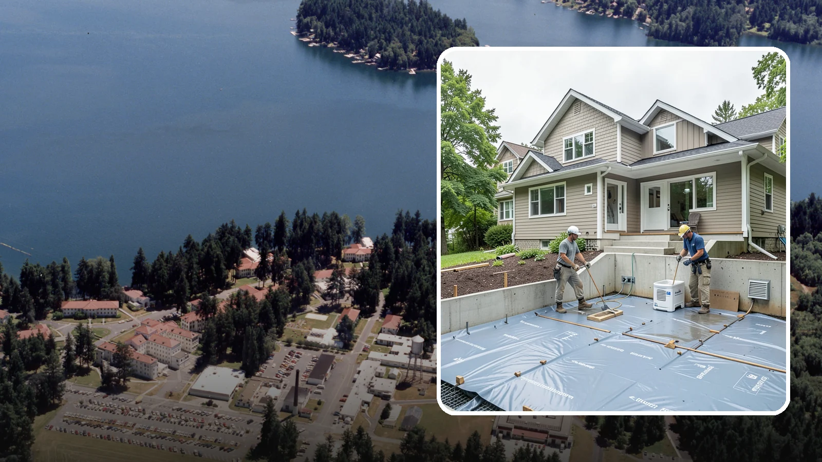 Crawlspace Encapsulation in Lakewood, Pierce County, WA - Sealing your crawlspace with a heavy-duty liner and moisture controls to keep Puget Sound damp out of the structure beneath your...