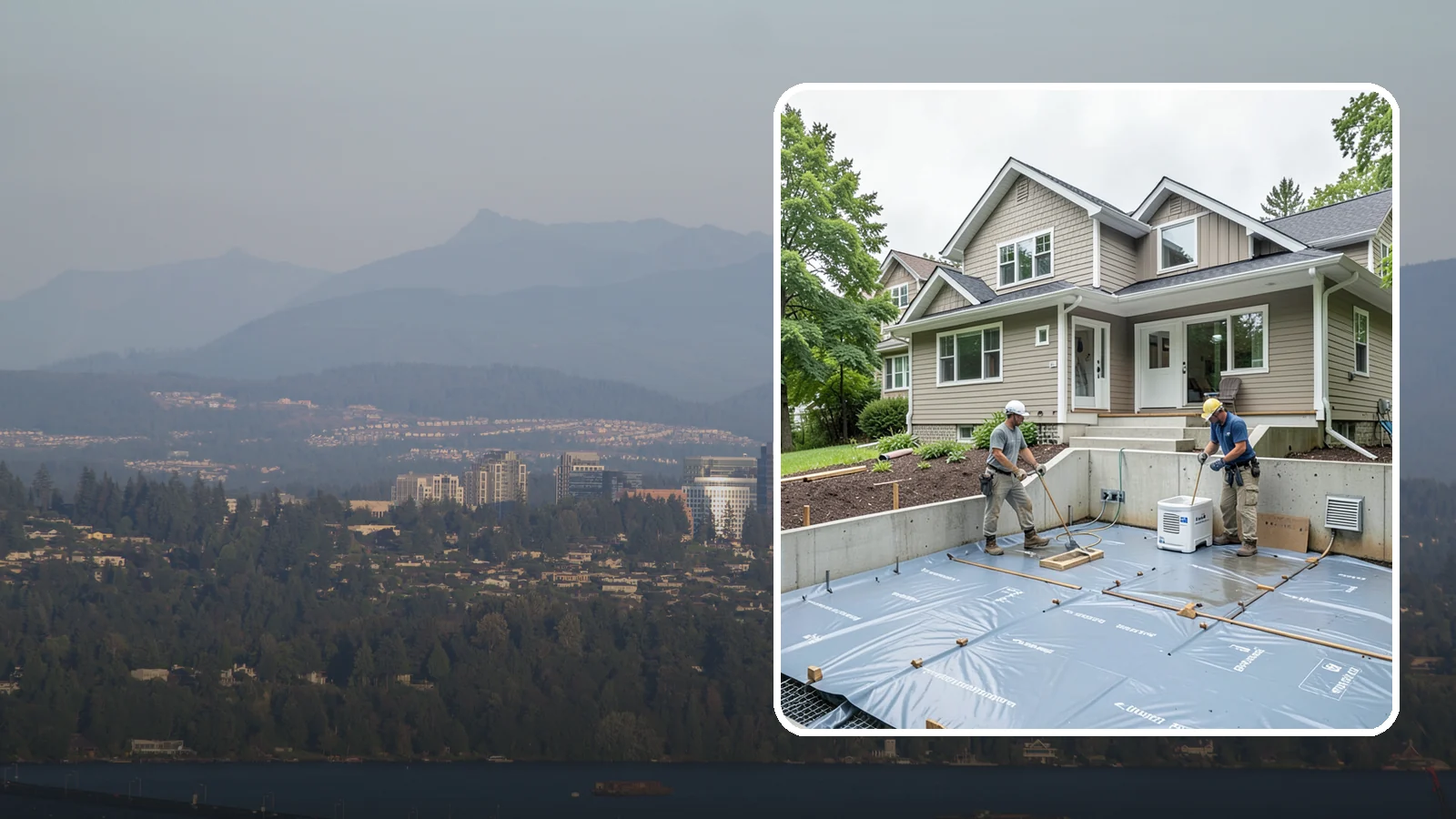 Crawlspace Encapsulation in Medina, King County, WA - Sealing your crawlspace with a heavy-duty liner and moisture controls to keep Puget Sound damp out of the structure beneath your...