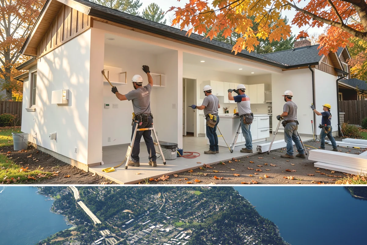 Crawlspace Encapsulation in Mercer Island, King County, WA - Encapsulation can be done year-round since the work happens under the house, though drier late-summer conditions make prep and...