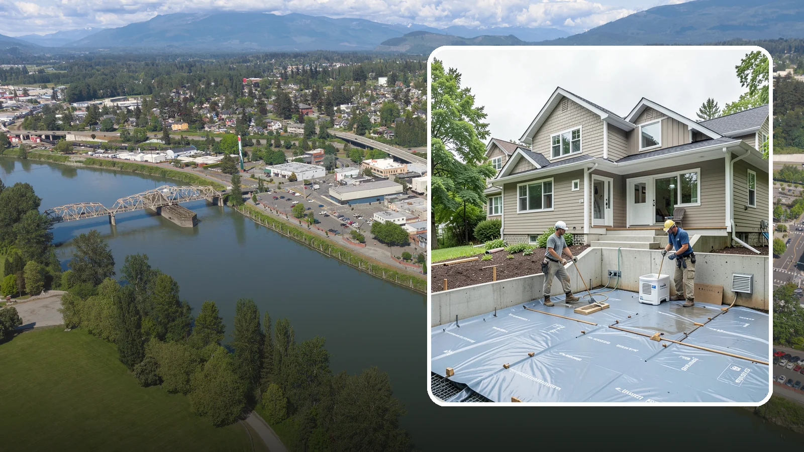 Crawlspace Encapsulation in Mount Vernon, Skagit County, WA - Sealing your crawlspace with a heavy-duty liner and moisture controls to keep Puget Sound damp out of the structure beneath your...
