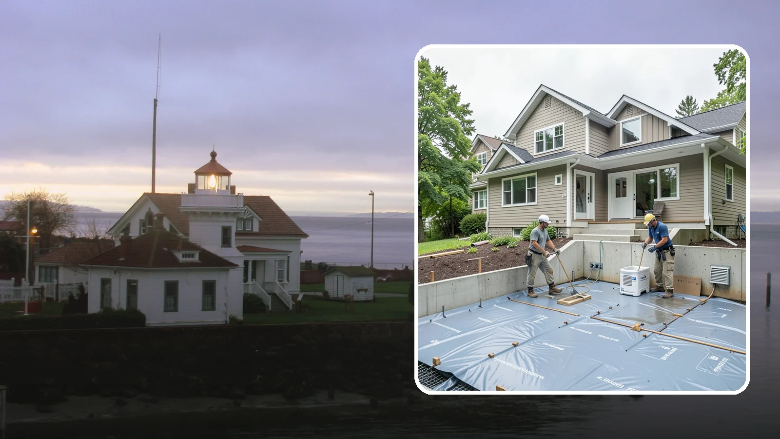 Crawlspace Encapsulation in Mukilteo, Snohomish County, WA - Sealing your crawlspace with a heavy-duty liner and moisture controls to keep Puget Sound damp out of the structure beneath your...