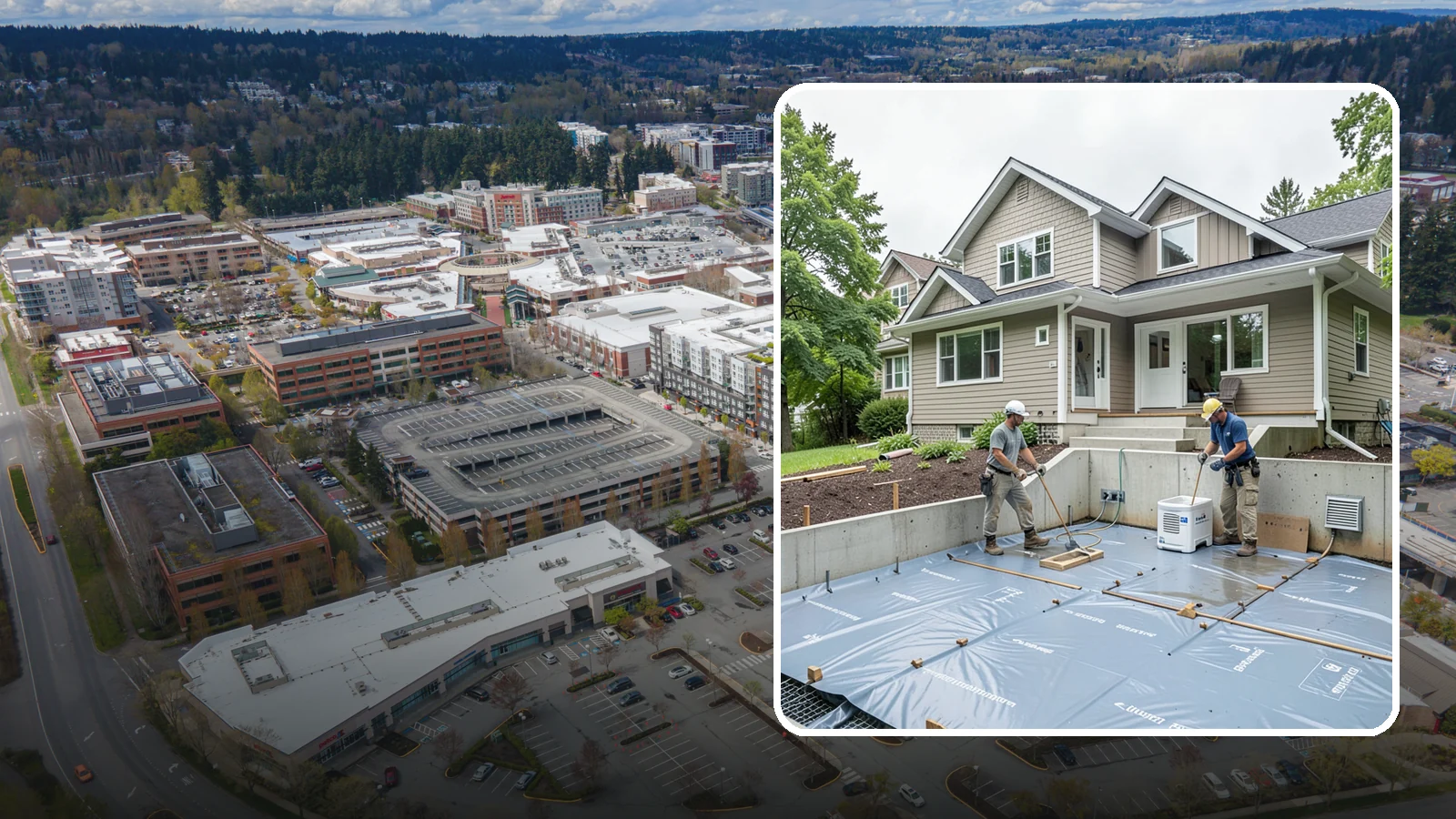 Crawlspace Encapsulation in Redmond, King County, WA - Sealing your crawlspace with a heavy-duty liner and moisture controls to keep Puget Sound damp out of the structure beneath your...