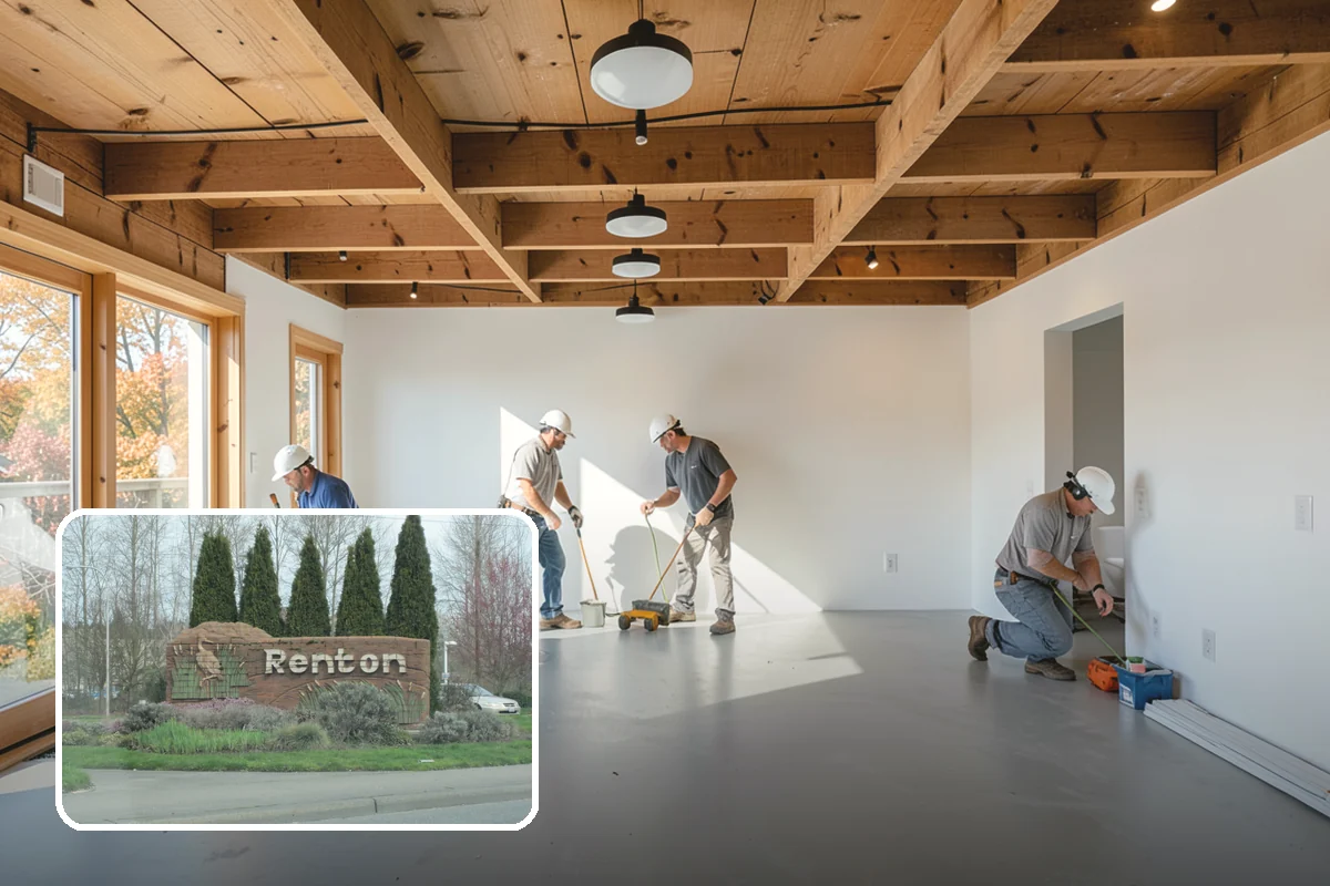 Crawlspace Encapsulation in Renton, King County, WA - Stops ground moisture and condensation from reaching floor framing