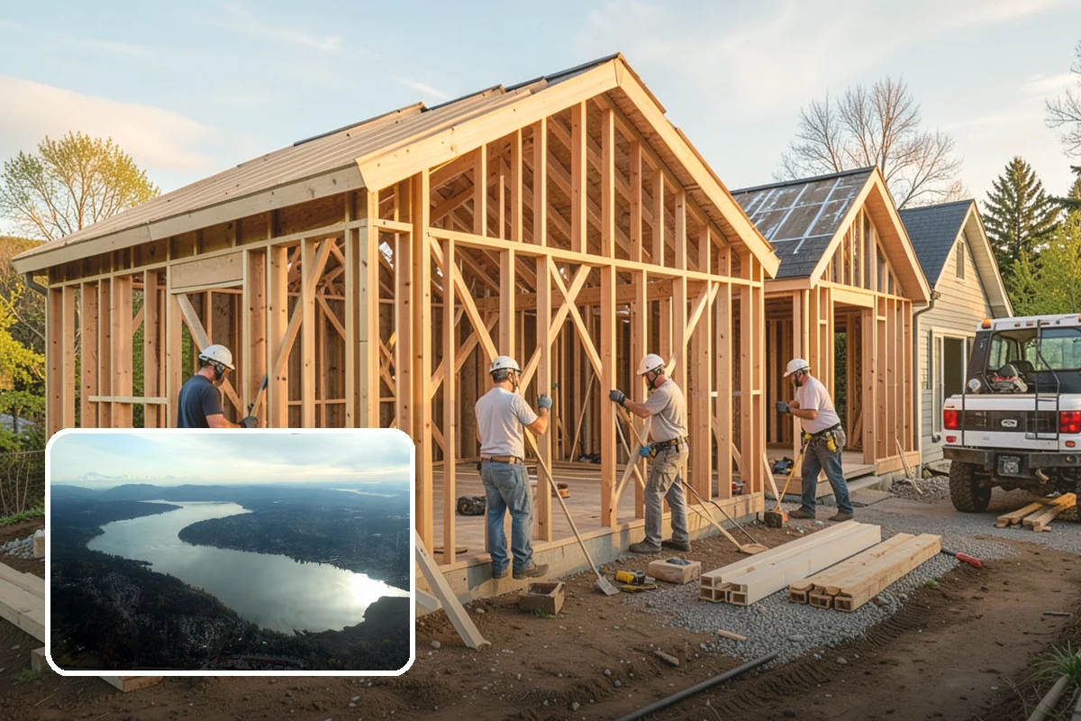 Crawlspace Encapsulation in Sammamish, King County, WA - Stops ground moisture and condensation from reaching floor framing