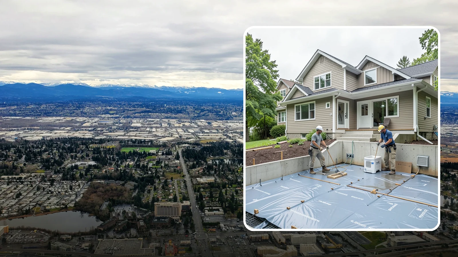 Crawlspace Encapsulation in SeaTac, King County, WA - Sealing your crawlspace with a heavy-duty liner and moisture controls to keep Puget Sound damp out of the structure beneath your...