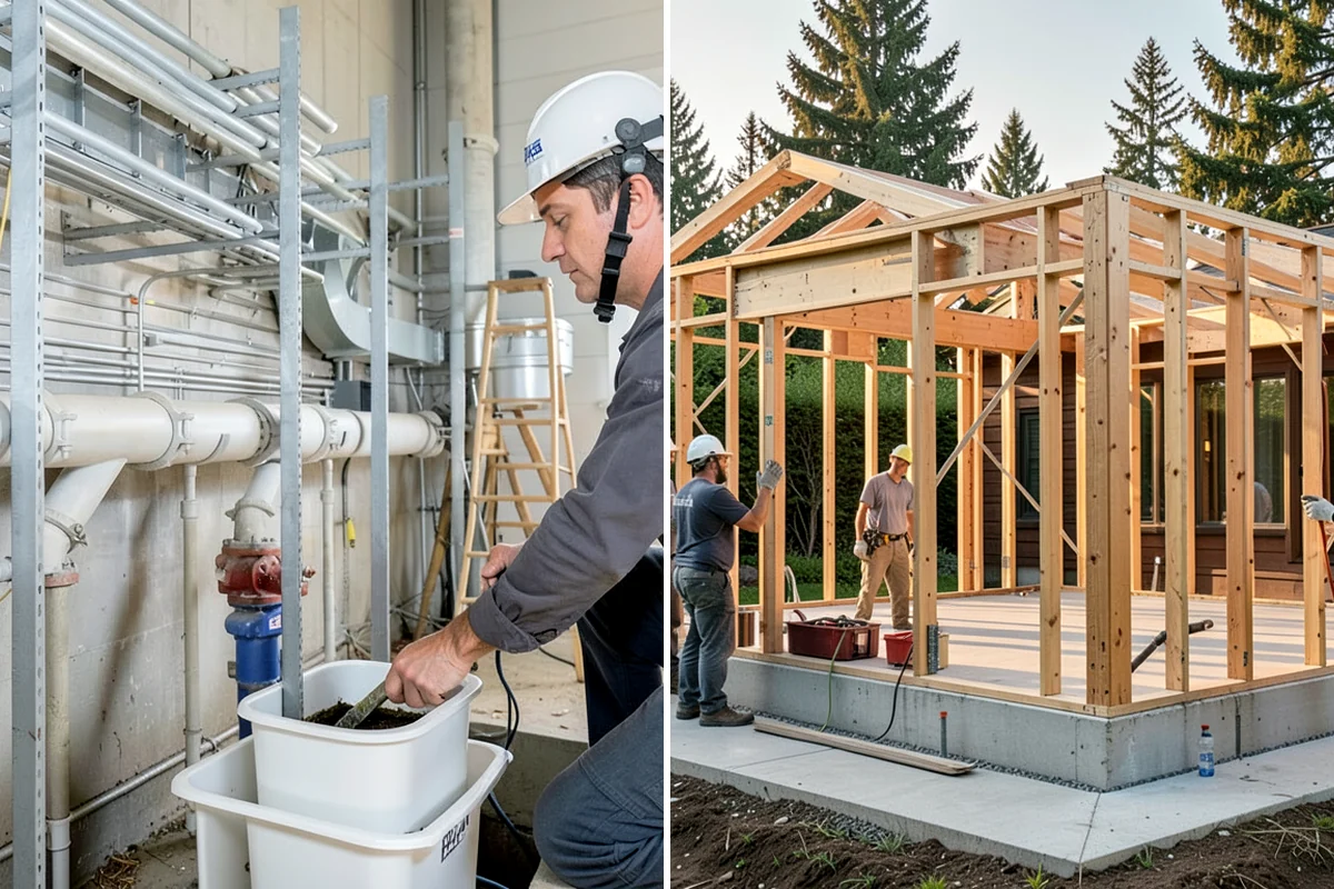 Crawlspace Encapsulation in Seattle, King County, WA - Inspect the crawlspace for standing water, drainage issues, and existing rot