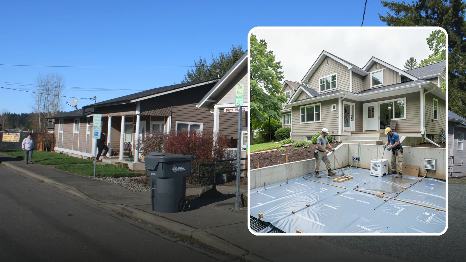 Crawlspace Encapsulation in South Prairie, Pierce County, WA - Sealing your crawlspace with a heavy-duty liner and moisture controls to keep Puget Sound damp out of the structure beneath your...