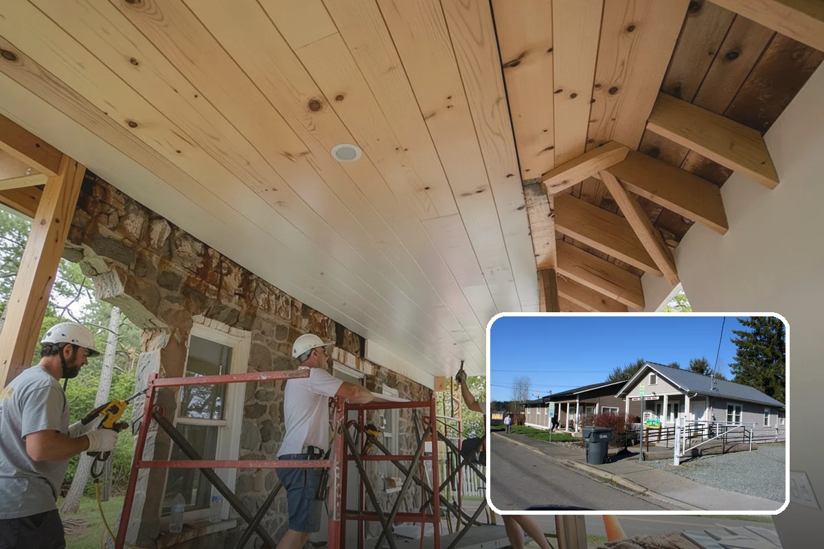 Crawlspace Encapsulation in South Prairie, Pierce County, WA - Stops ground moisture and condensation from reaching floor framing