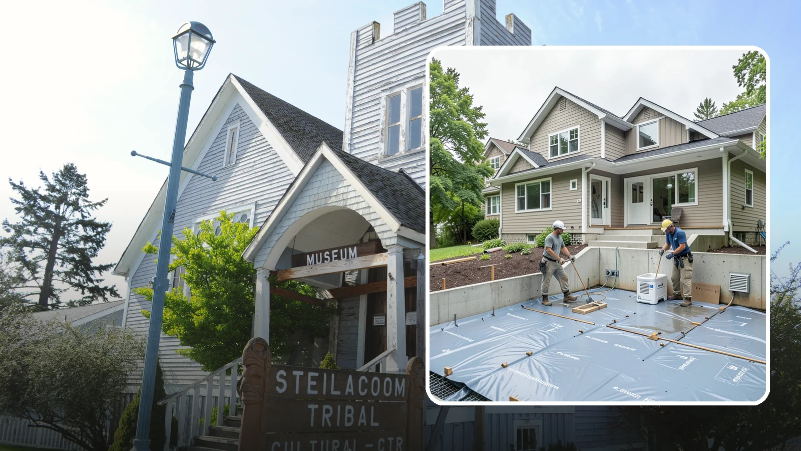 Crawlspace Encapsulation in Steilacoom, Pierce County, WA - Sealing your crawlspace with a heavy-duty liner and moisture controls to keep Puget Sound damp out of the structure beneath your...