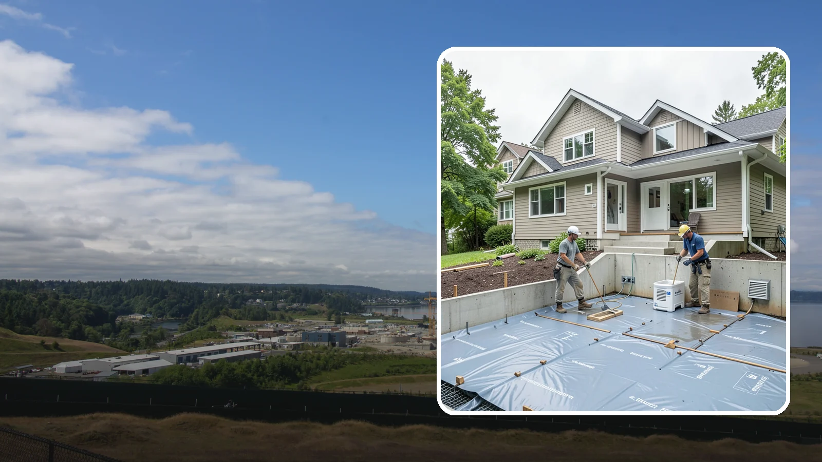 Crawlspace Encapsulation in University Place, Pierce County, WA - Sealing your crawlspace with a heavy-duty liner and moisture controls to keep Puget Sound damp out of the structure beneath your...