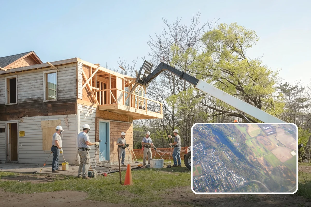 Crawlspace Foundation in Algona, King County, WA - Accessible space beneath the home for utilities and repairs