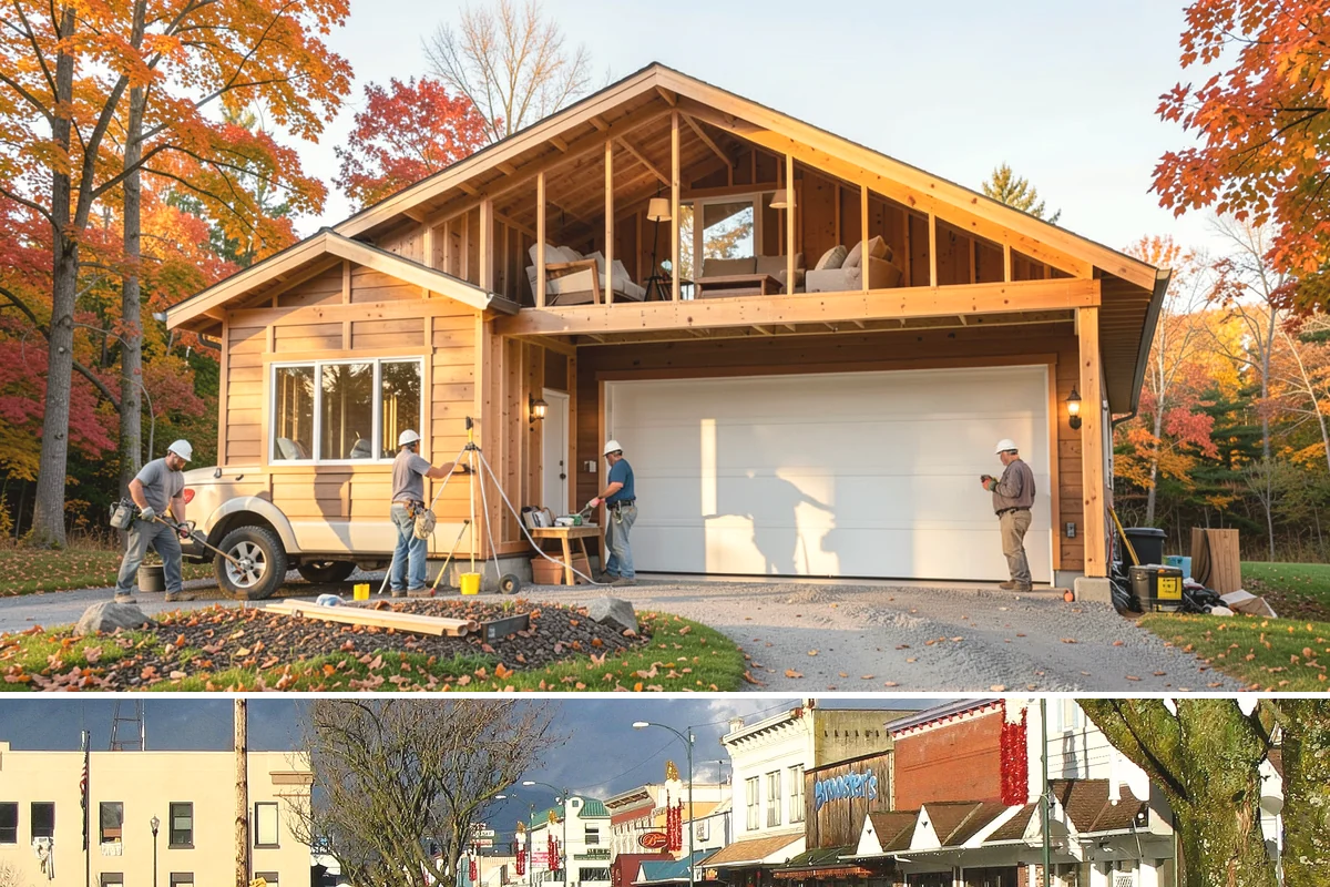Crawlspace Foundation in Arlington, Snohomish County, WA - Crawlspace footing and wall work proceeds in most weather, with pours scheduled around dry windows to protect fresh concrete.