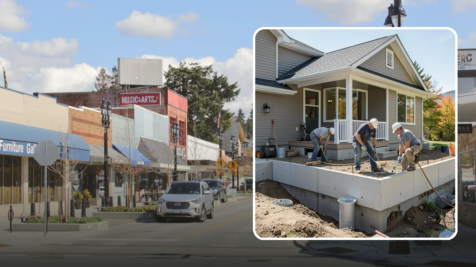 Crawlspace Foundation in Bothell, King County, WA - We build vented or conditioned crawlspace foundations that lift your home above damp ground and ease future access.
