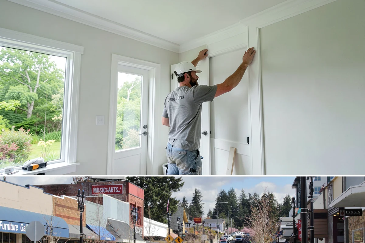 Crawlspace Foundation in Bothell, King County, WA - Crawlspace footing and wall work proceeds in most weather, with pours scheduled around dry windows to protect fresh concrete.