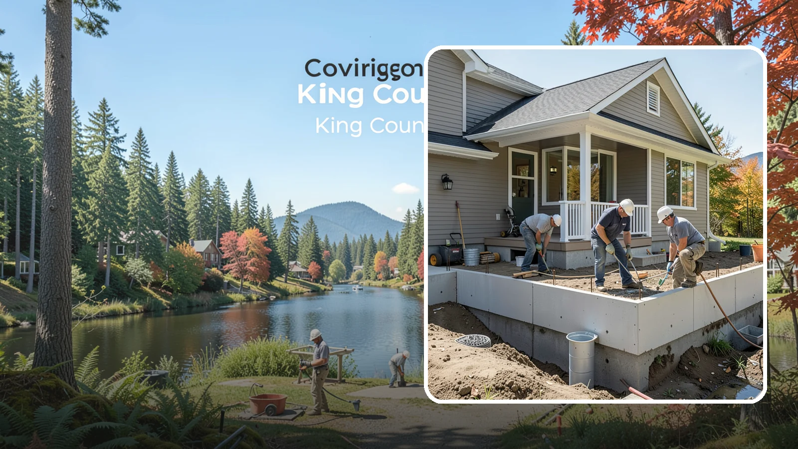 Crawlspace Foundation in Covington, King County, WA - We build vented or conditioned crawlspace foundations that lift your home above damp ground and ease future access.