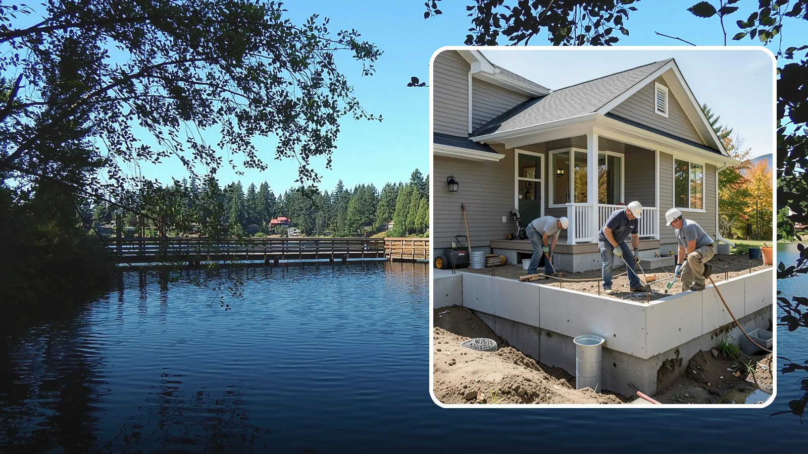 Crawlspace Foundation in Federal Way, King County, WA - We build vented or conditioned crawlspace foundations that lift your home above damp ground and ease future access.