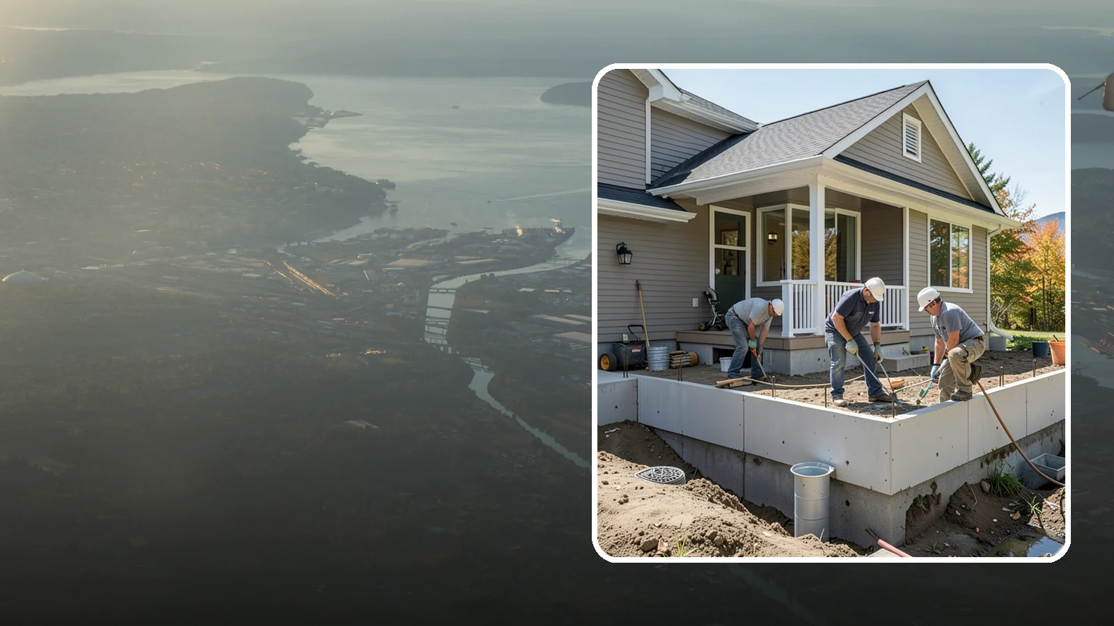 Crawlspace Foundation in Fife, Pierce County, WA - We build vented or conditioned crawlspace foundations that lift your home above damp ground and ease future access.