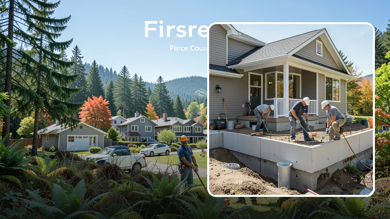 Crawlspace Foundation in Fircrest, Pierce County, WA - We build vented or conditioned crawlspace foundations that lift your home above damp ground and ease future access.