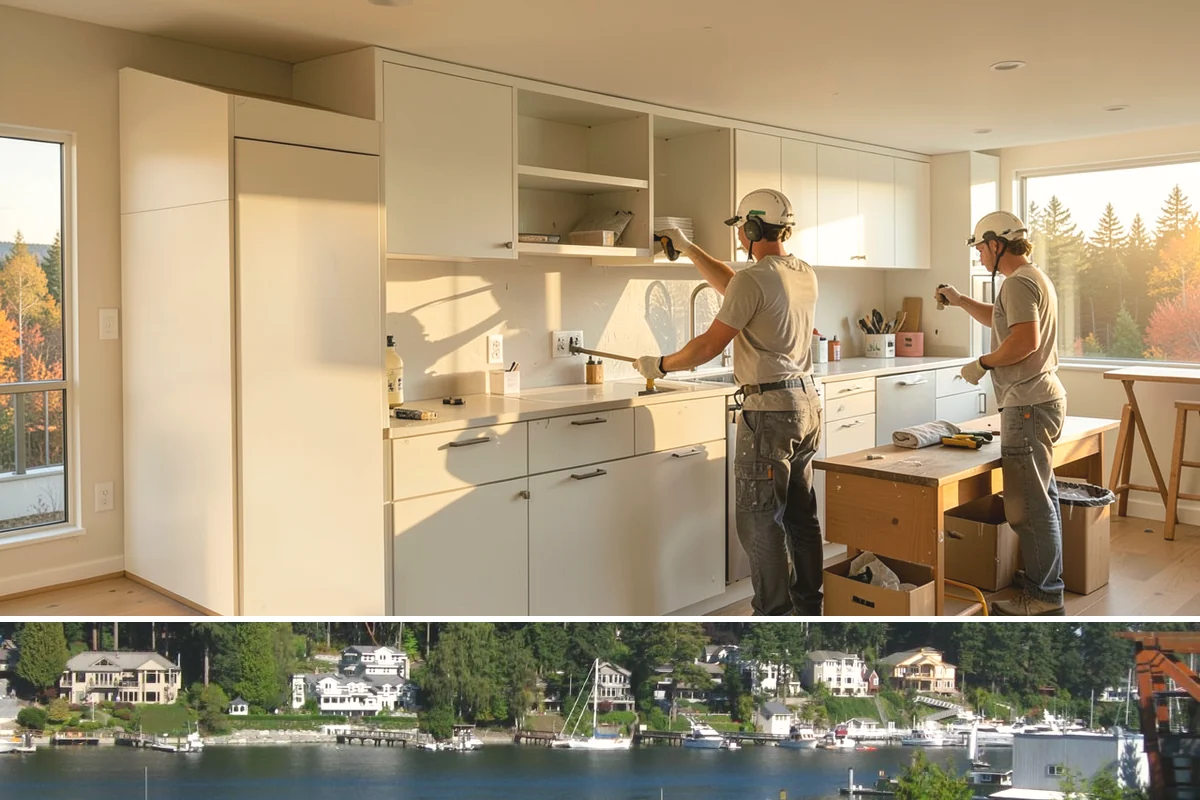 Crawlspace Foundation in Gig Harbor, Pierce County, WA - Crawlspace footing and wall work proceeds in most weather, with pours scheduled around dry windows to protect fresh concrete.