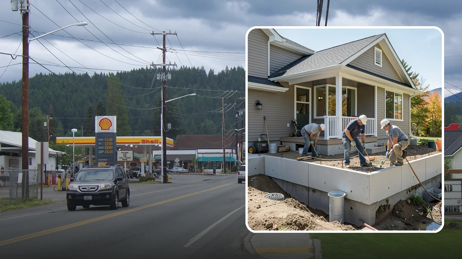 Crawlspace Foundation in Granite Falls, Snohomish County, WA - We build vented or conditioned crawlspace foundations that lift your home above damp ground and ease future access.