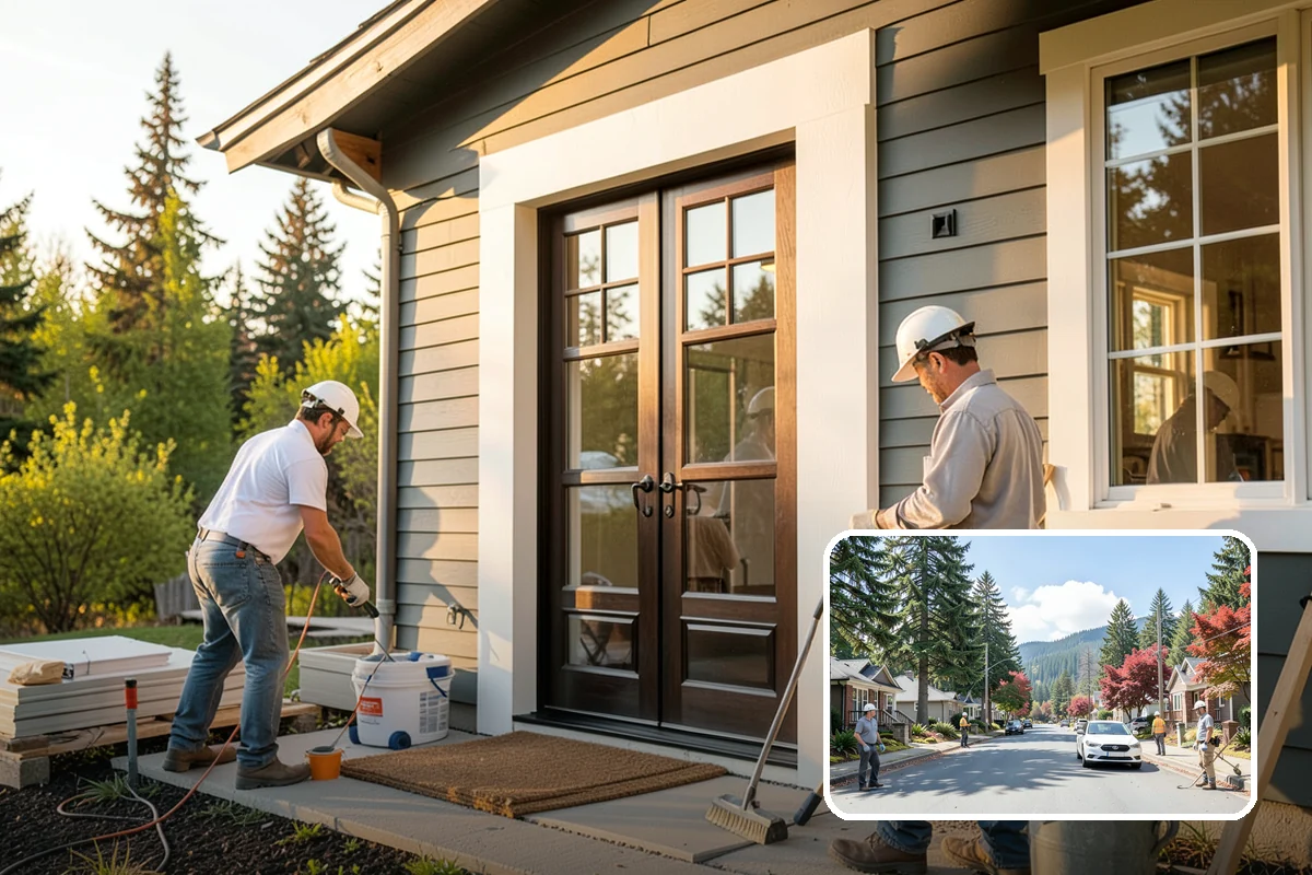 Crawlspace Foundation in Hunts Point, King County, WA - Accessible space beneath the home for utilities and repairs