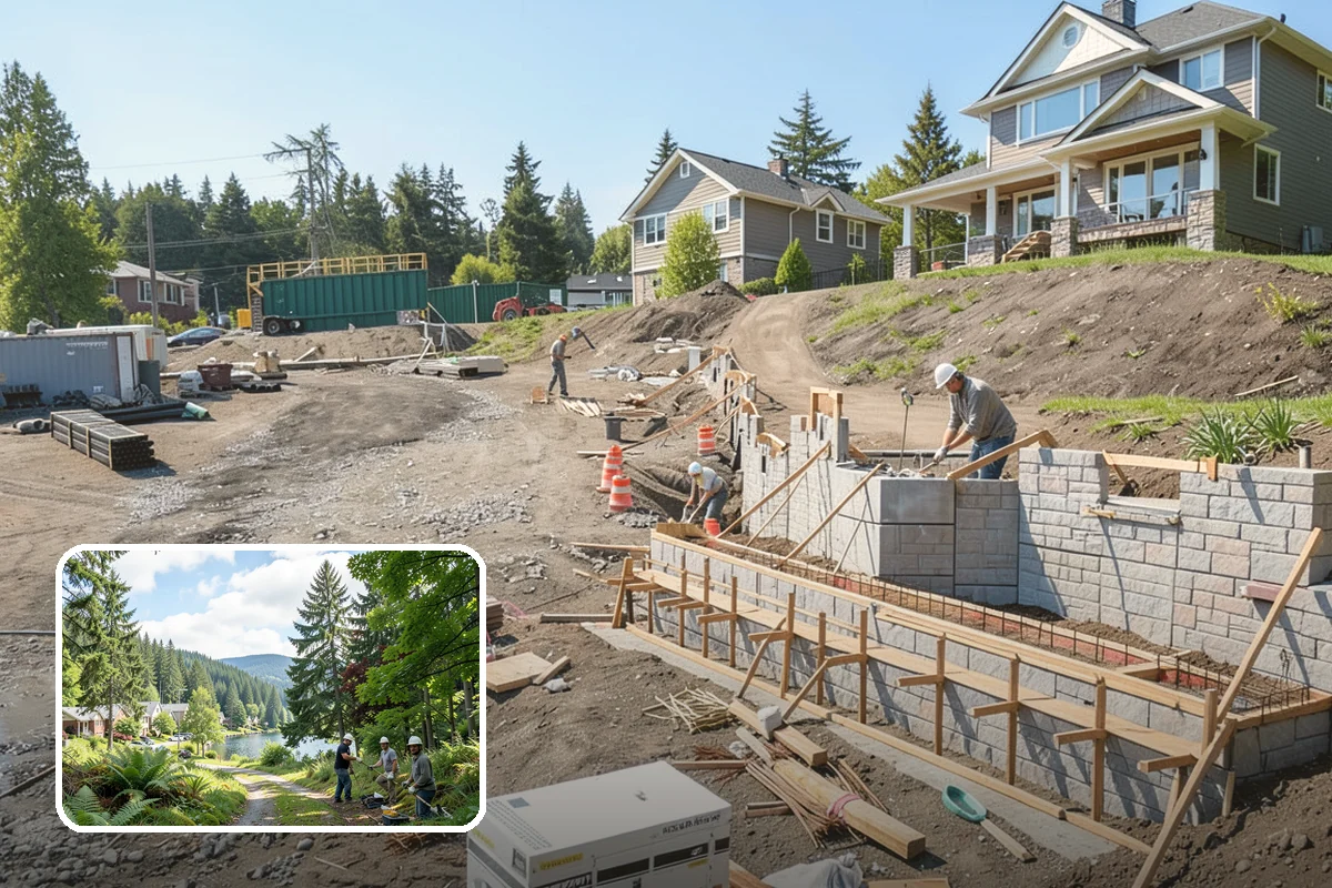 Crawlspace Foundation in Lake Forest Park, King County, WA - Accessible space beneath the home for utilities and repairs