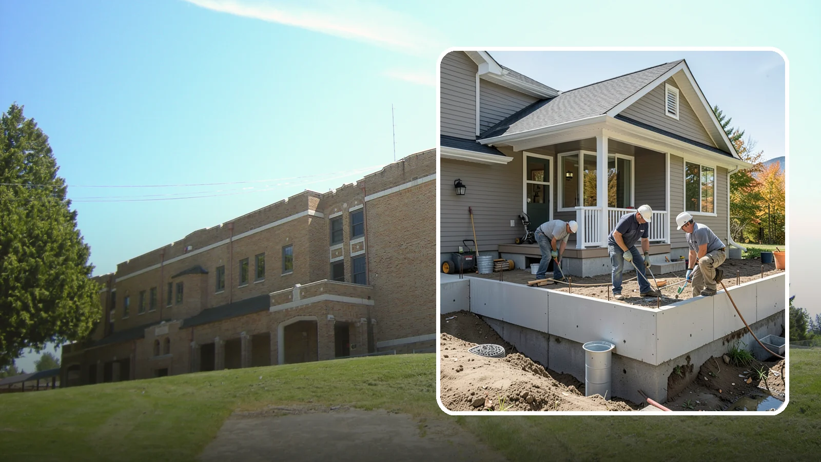 Crawlspace Foundation in Maple Valley, King County, WA - We build vented or conditioned crawlspace foundations that lift your home above damp ground and ease future access.