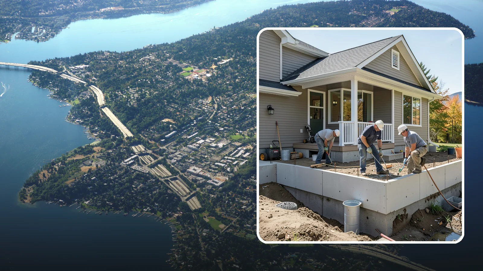 Crawlspace Foundation in Mercer Island, King County, WA - We build vented or conditioned crawlspace foundations that lift your home above damp ground and ease future access.