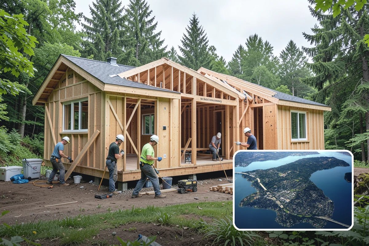 Crawlspace Foundation in Mercer Island, King County, WA - Accessible space beneath the home for utilities and repairs