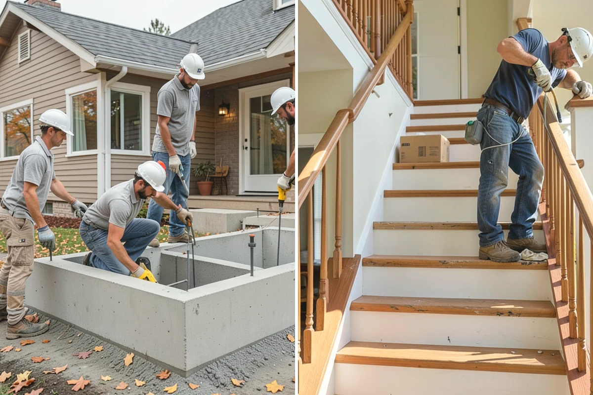 Crawlspace Foundation in Mercer Island, King County, WA - Excavate and pour footings and perimeter stem walls