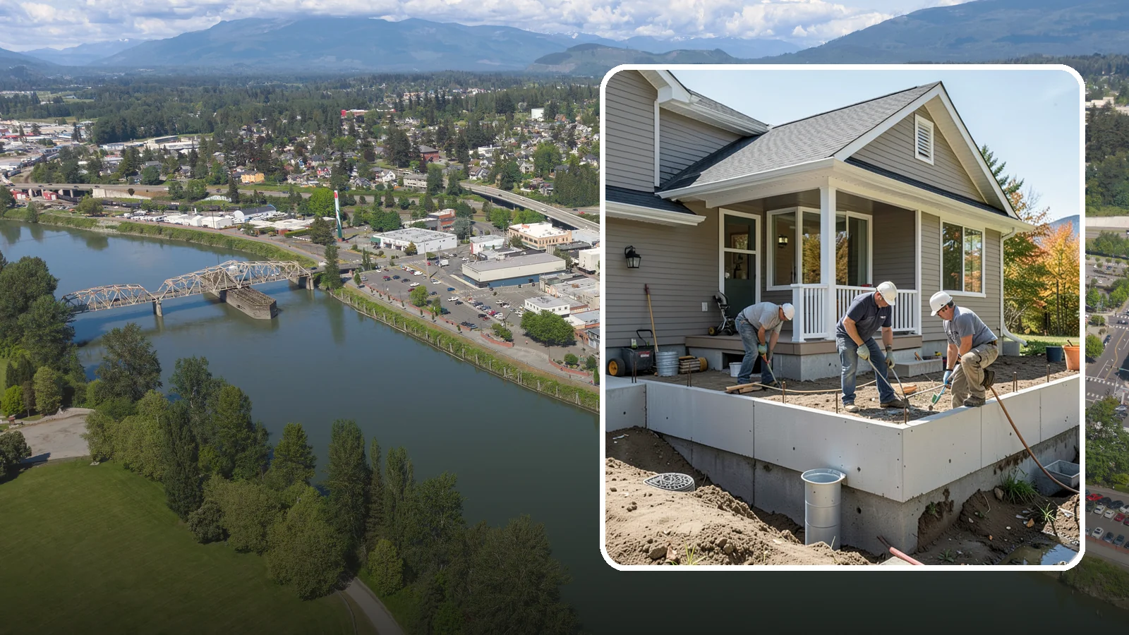 Crawlspace Foundation in Mount Vernon, Skagit County, WA - We build vented or conditioned crawlspace foundations that lift your home above damp ground and ease future access.