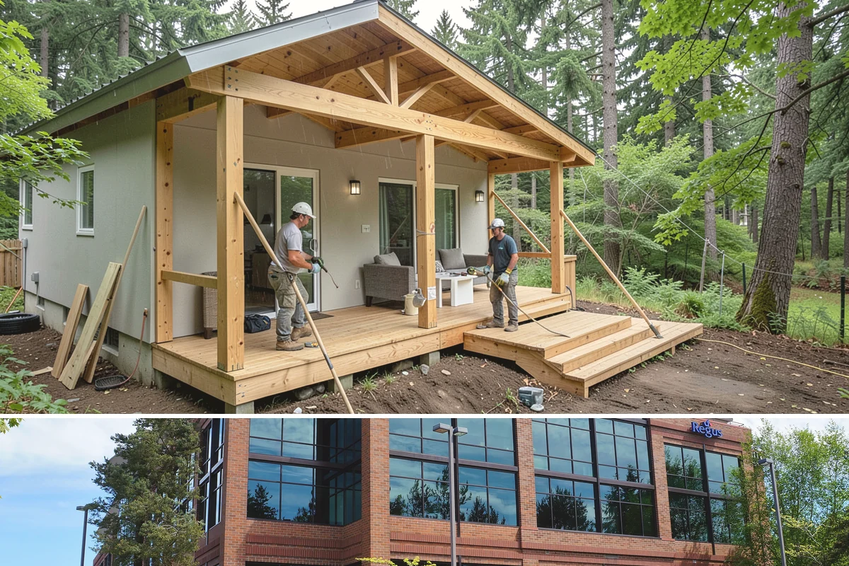 Crawlspace Foundation in Mountlake Terrace, Snohomish County, WA - Crawlspace footing and wall work proceeds in most weather, with pours scheduled around dry windows to protect fresh concrete.