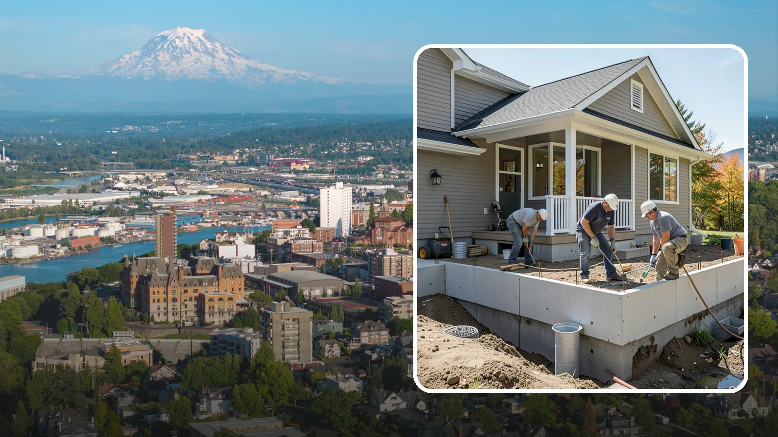 Crawlspace Foundation in Tacoma, Pierce County, WA - We build vented or conditioned crawlspace foundations that lift your home above damp ground and ease future access.