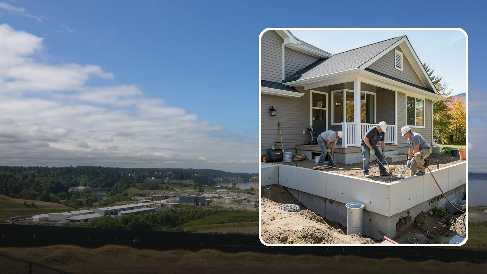 Crawlspace Foundation in University Place, Pierce County, WA - We build vented or conditioned crawlspace foundations that lift your home above damp ground and ease future access.