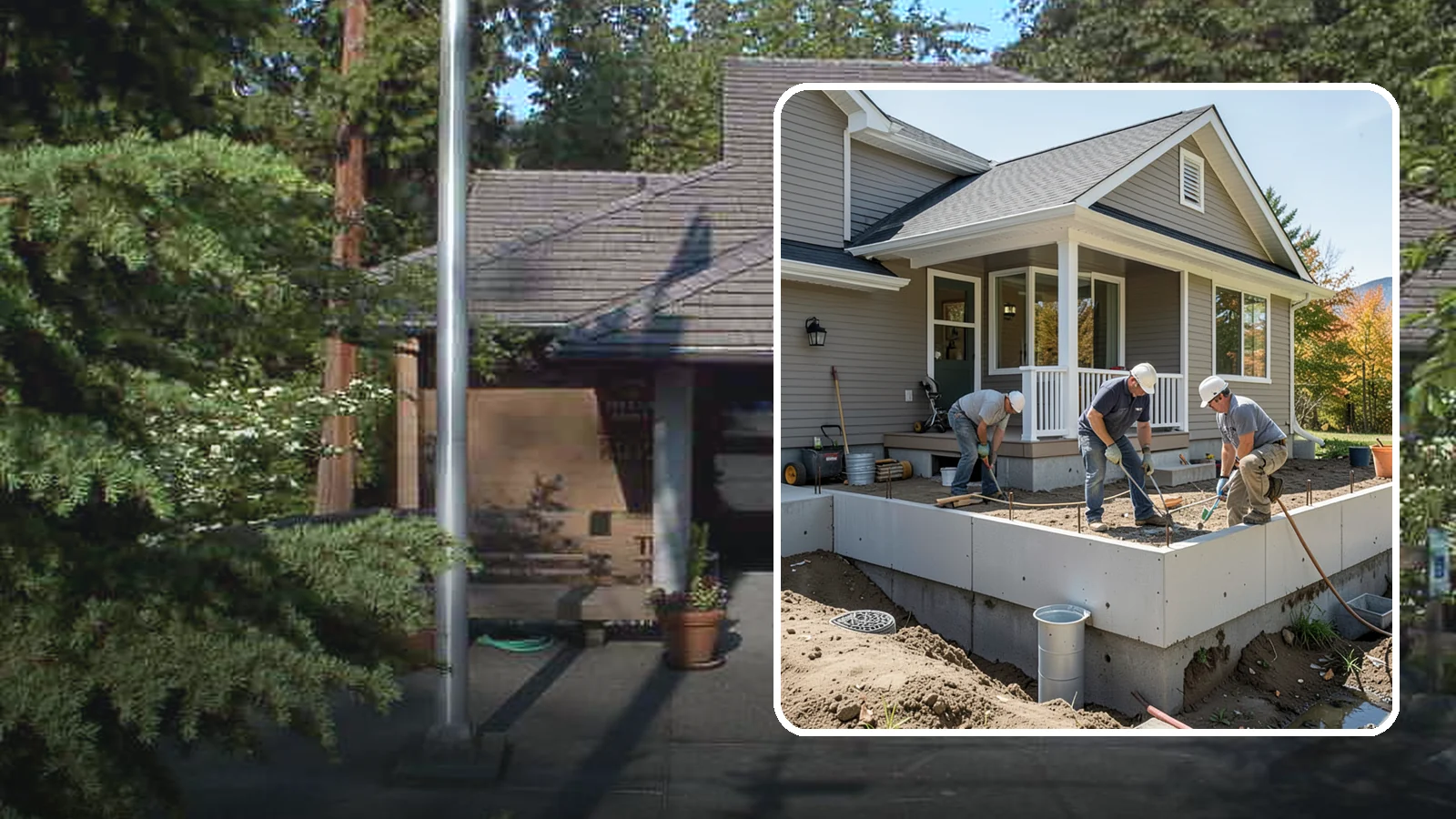 Crawlspace Foundation in Yarrow Point, King County, WA - We build vented or conditioned crawlspace foundations that lift your home above damp ground and ease future access.