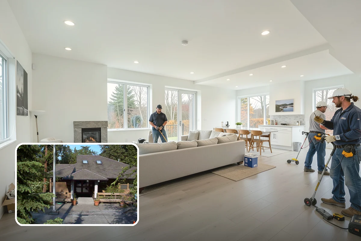 Crawlspace Foundation in Yarrow Point, King County, WA - Accessible space beneath the home for utilities and repairs