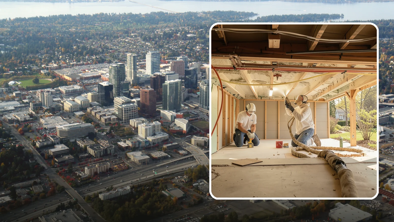 Crawlspace Insulation in Bellevue, King County, WA - We insulate crawlspaces to warm floors above and defend against the persistent moisture beneath PNW homes.