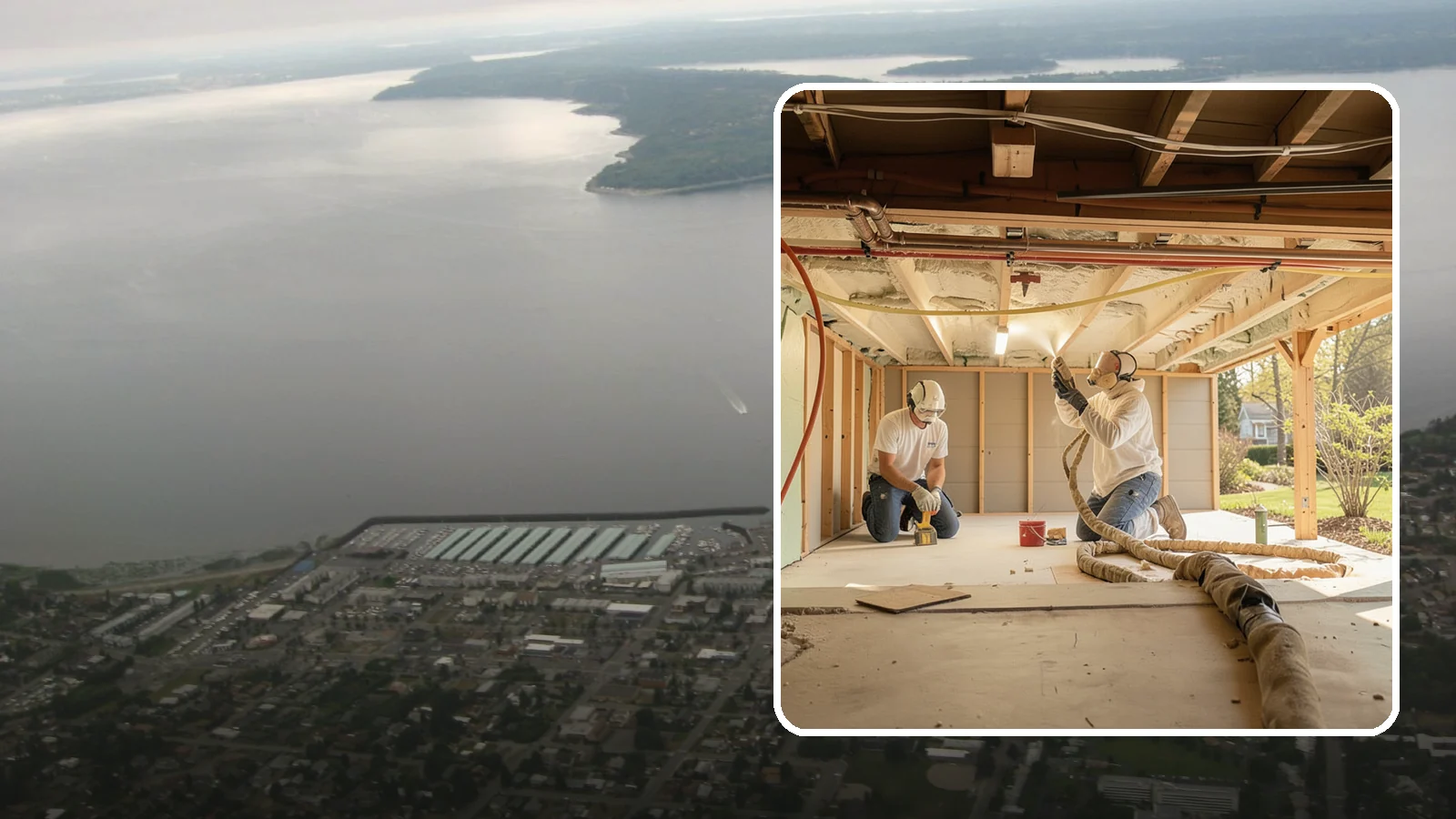 Crawlspace Insulation in Des Moines, King County, WA - We insulate crawlspaces to warm floors above and defend against the persistent moisture beneath PNW homes.