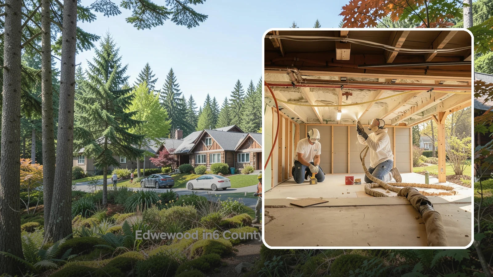 Crawlspace Insulation in Edgewood, Pierce County, WA - We insulate crawlspaces to warm floors above and defend against the persistent moisture beneath PNW homes.