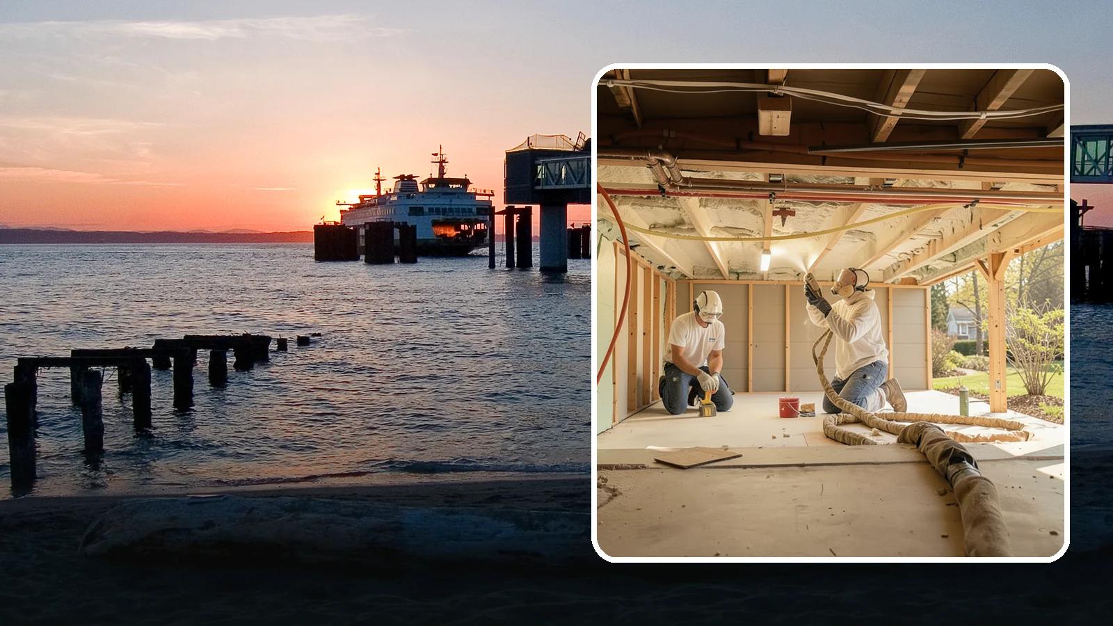 Crawlspace Insulation in Edmonds, Snohomish County, WA - We insulate crawlspaces to warm floors above and defend against the persistent moisture beneath PNW homes.
