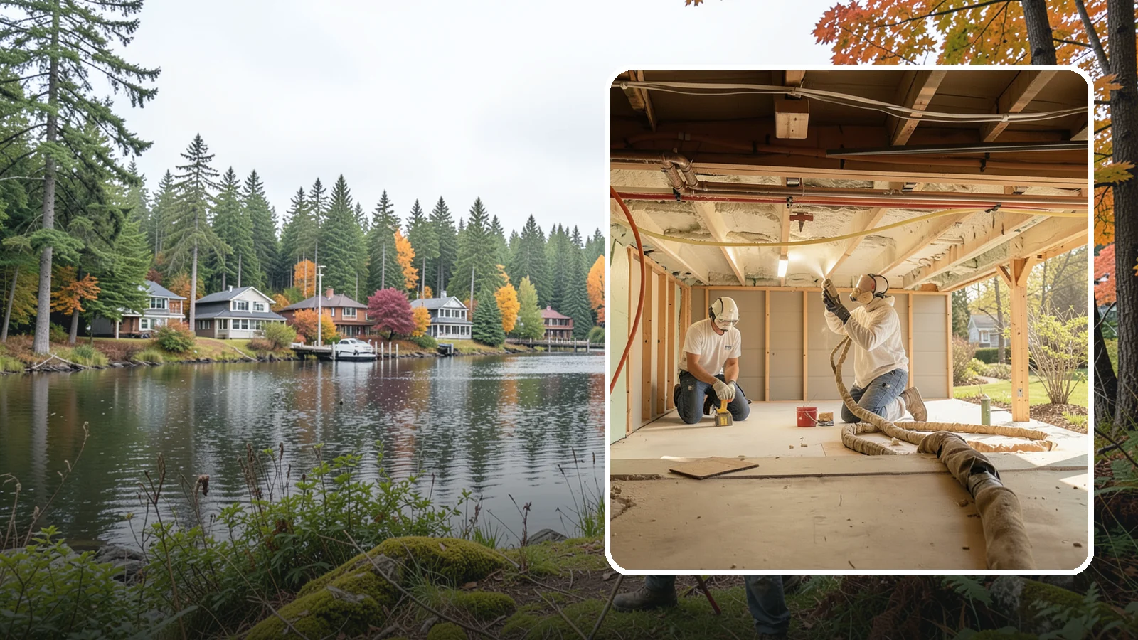 Crawlspace Insulation in La Conner, Skagit County, WA - We insulate crawlspaces to warm floors above and defend against the persistent moisture beneath PNW homes.